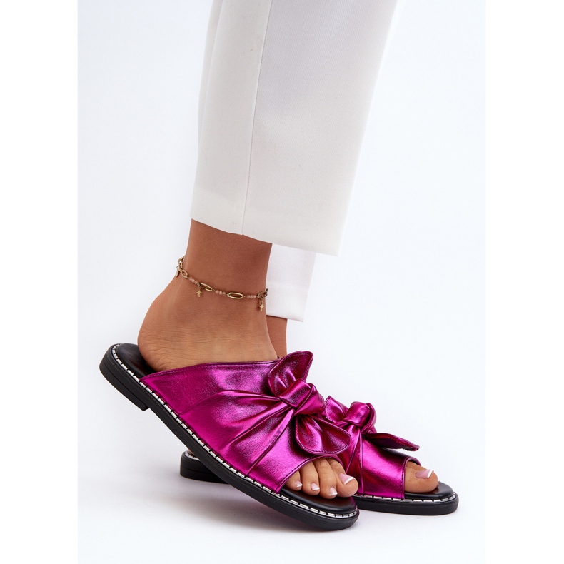 Flip Flops de damă fucsia Nelvira roz 2