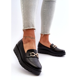 Evento Mocasini De Dama Pe Platforma Cu Decorat, Negru 1 Evento Mocasini De Dama Pe Platforma Cu Decorat, Negru 1