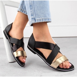 Sandale slip-on dama neagra Jezzi 3882 negru 1 Sandale slip-on dama neagra Jezzi 3882 negru 1