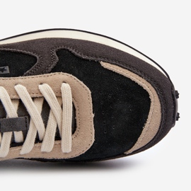 Pantofi bărbați cu sistem de spumă cu memorie Big Star NN174357 Negri negru 2 Pantofi bărbați cu sistem de spumă cu memorie Big Star NN174357 Negri negru 2