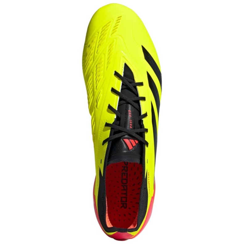 Pantofi de fotbal Adidas Predator Elite Fg M IF5441 galben 1