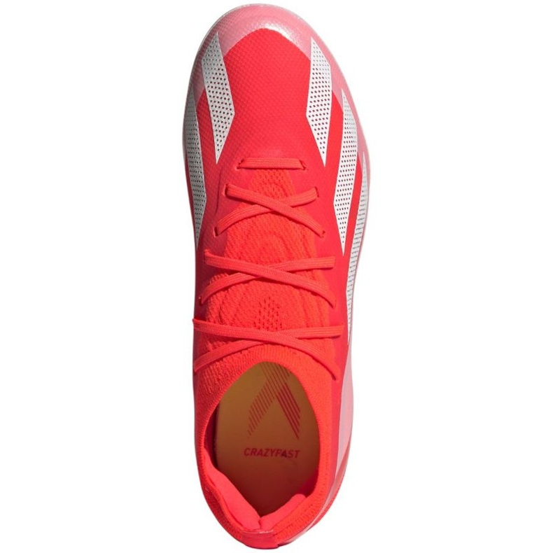 Pantofi de fotbal Adidas X Crazyfast Elite Fg Jr IF0670 roșu 1