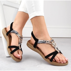 ARTIKER Sandale plate și negre pentru damă Artier 54C1334 negru 2 ARTIKER Sandale plate și negre pentru damă Artier 54C1334 negru 2