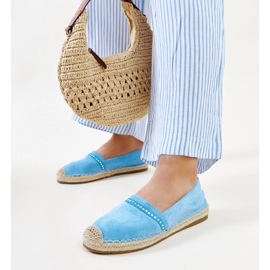 Espadrile albastre cu strasuri Abia albastru 1