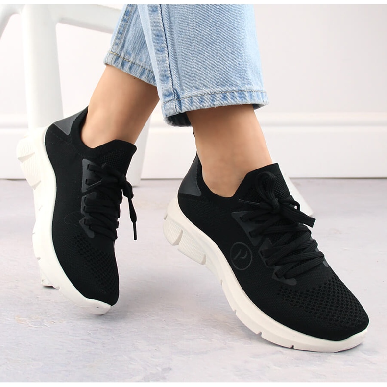 Pantofi sport negri de damă Potocki BK01303 negru 1