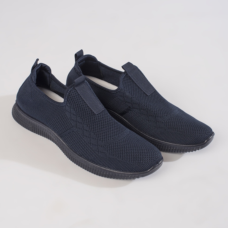 Pantofi sport slip-on dama bleumarin albastru 1