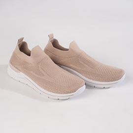 Pantofi fitness de dama de culoare pudra roz 1