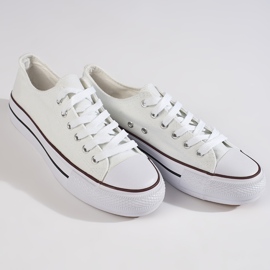 Tenisi albi de dama pe platforma 1