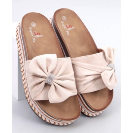 Flip-flops din plută cu talpă colorată Servoz Beige bej 1 Flip-flops din plută cu talpă colorată Servoz Beige bej 1