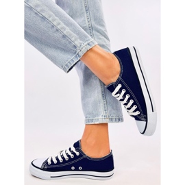 Adidași clasici de damă Basic D.BLUE albastru 2
