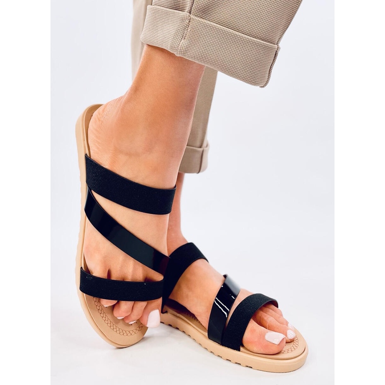 Papuci de damă Diarra Negro negru 2