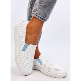Tenisi slip-on Jousse ALB/ALBASTRU 3