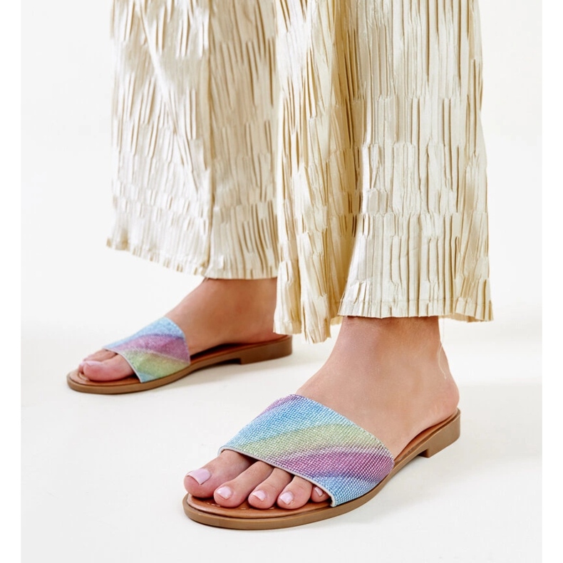 Slapi Anilsa multicolore stralucitoare 1