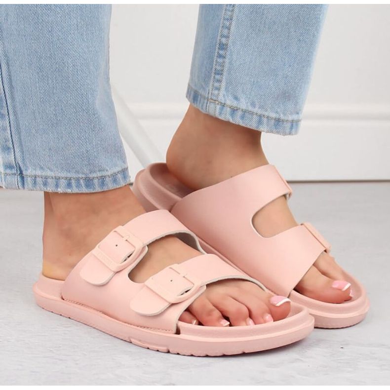 Șlapi Big Star INT2004D din spumă nudă cu catarame 2