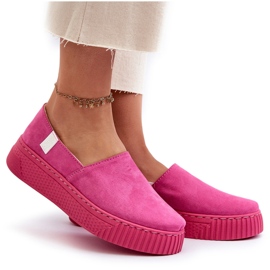 Big Star Pantofi de damă cu platformă NN276009 Memory Foam System Fuchsia roz 9