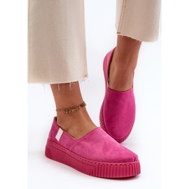 Big Star Pantofi de damă cu platformă NN276009 Memory Foam System Fuchsia roz 4
