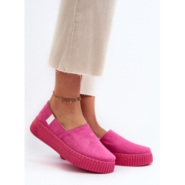 Big Star Pantofi de damă cu platformă NN276009 Memory Foam System Fuchsia roz 2