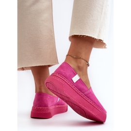 Big Star Pantofi de damă cu platformă NN276009 Memory Foam System Fuchsia roz 6