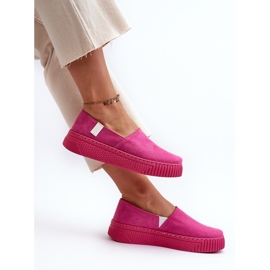 Big Star Pantofi de damă cu platformă NN276009 Memory Foam System Fuchsia roz 7
