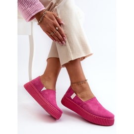 Big Star Pantofi de damă cu platformă NN276009 Memory Foam System Fuchsia roz 8