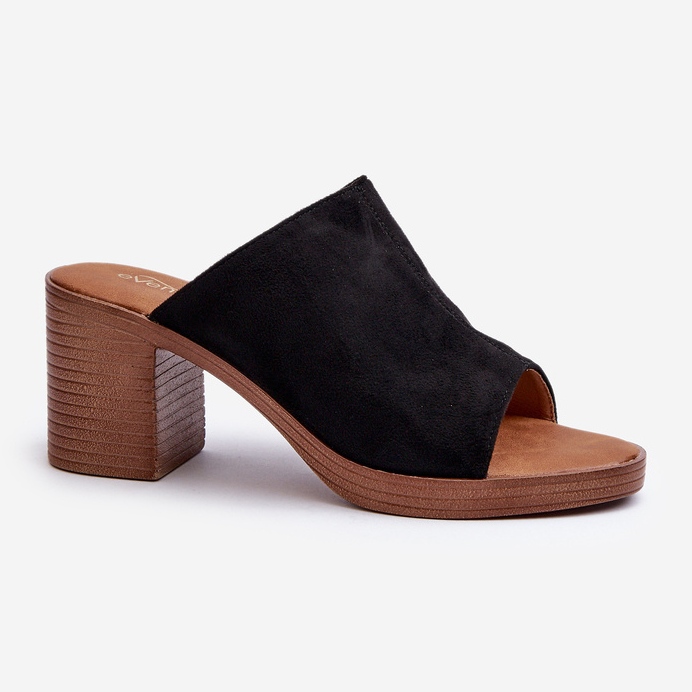 Pantofi de dama eleganti, usori, cu toc inalt, Varnila Neagra negru 1