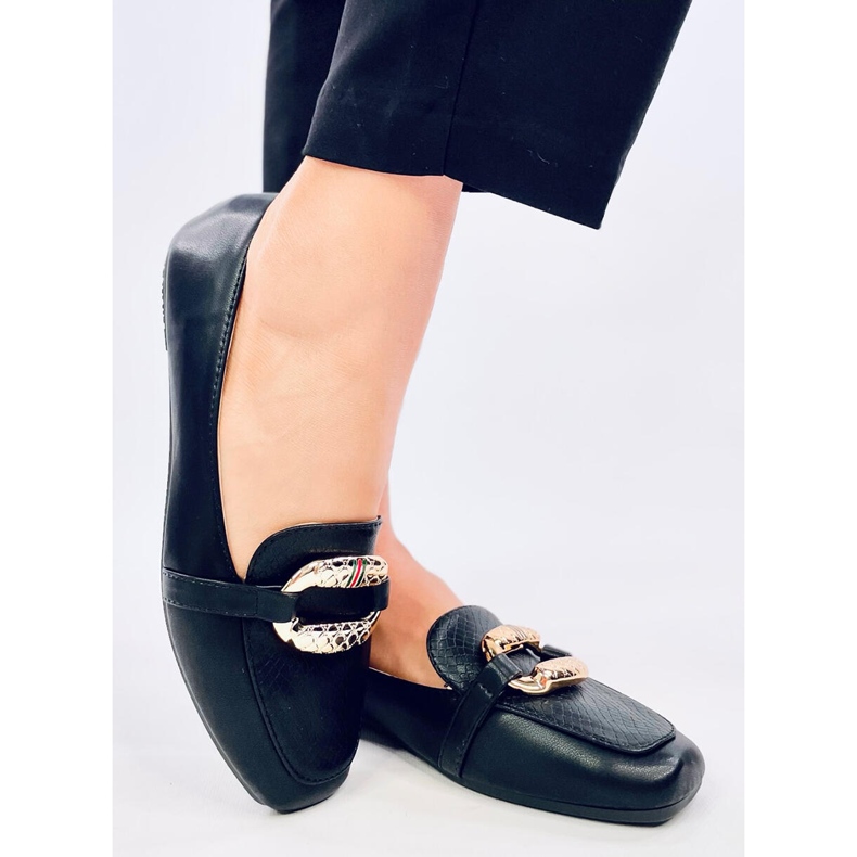 Mocasini de dama Saimon Black negru 2 Mocasini de dama Saimon Black negru 2