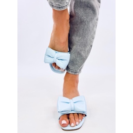 Papuci Mili Blue cu fundita albastru 1