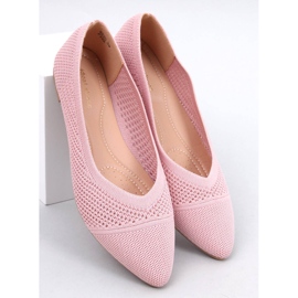 Balerini cu migdale ajurate Sotty Pink roz 1