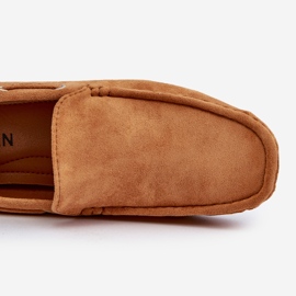 Mocasini pentru bărbați Camel Rayan din piele de căprioară maro 1