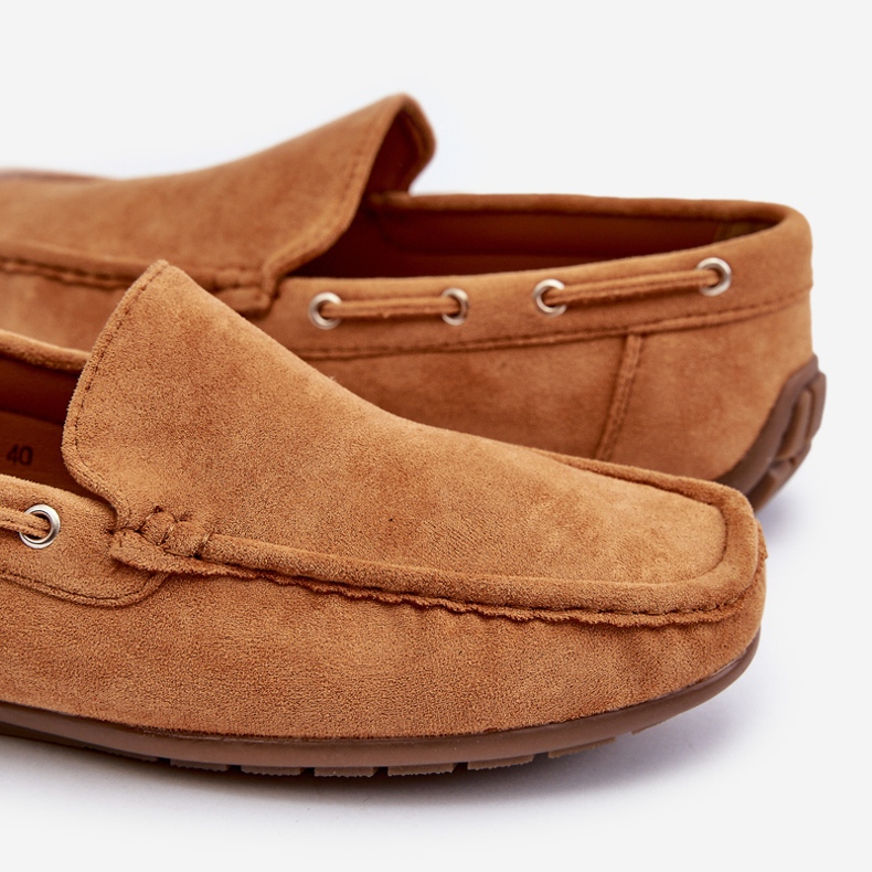 Mocasini pentru bărbați Camel Rayan din piele de căprioară maro 2 Mocasini pentru bărbați Camel Rayan din piele de căprioară maro 2