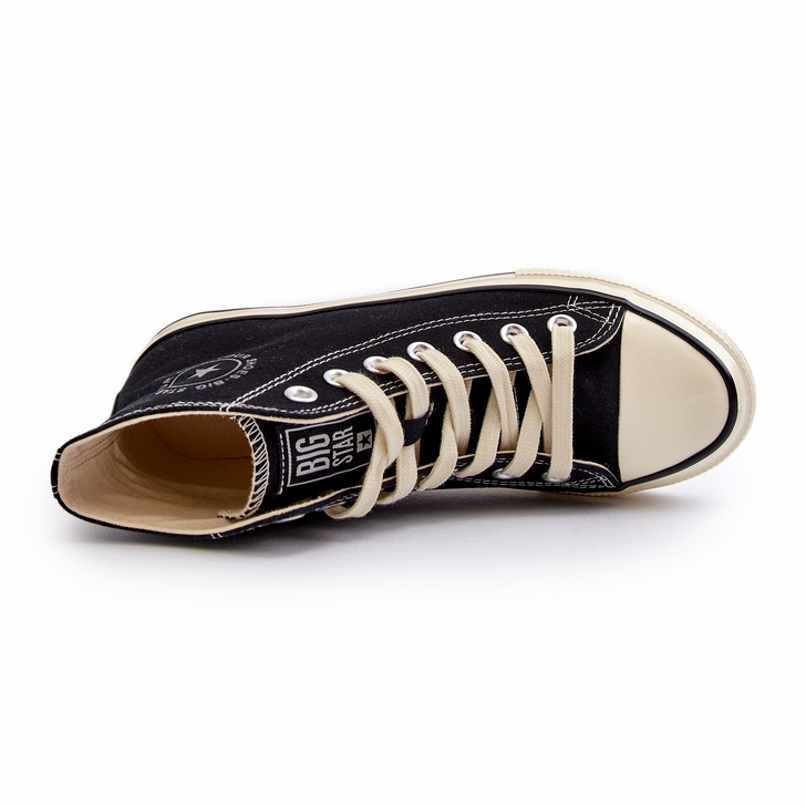 Pantofi de damă înalți Big Star NN274283 Negri negru 2