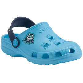 Saboți Coqui Little Frog 8701-100-1821A/8701-100-1821 albastru 1