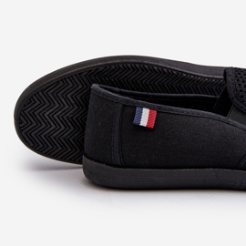 Tenisi ajurat pentru bărbați Tenisi negri Koboru negru 2 Tenisi ajurat pentru bărbați Tenisi negri Koboru negru 2