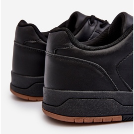 Adidași pentru bărbați din piele ecologică Radikalle neagră negru 2