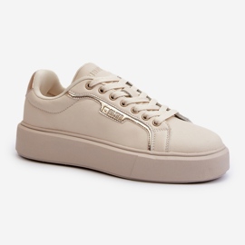 Pantofi de damă Big Star NN274334 Memory Foam System Bej 2
