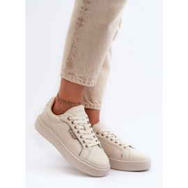 Pantofi de damă Big Star NN274334 Memory Foam System Bej 3