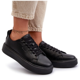 Pantofi de damă ușori Big Star NN274320 Sistem Memory Foam Negru 7