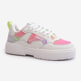 Pantofi de damă Big Star NN274359 Sistem Memory Foam Multicolor alb 2