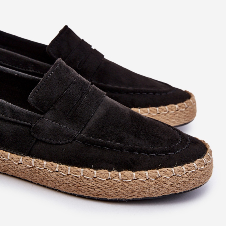 Espadrile din piele ecologică pentru bărbați Big Star NN174046 Negru 2