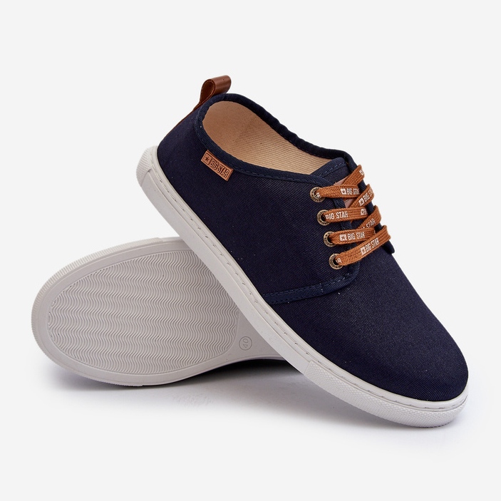 Pantofi bărbați Big Star NN176002 Sistem de spumă cu memorie Albastru bleumarin 1