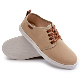 Pantofi bărbați Big Star NN176001 Memory Foam System Bej 8
