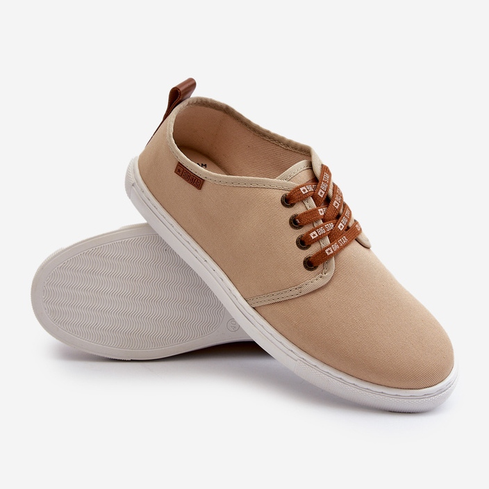 Pantofi bărbați Big Star NN176001 Memory Foam System Bej 2