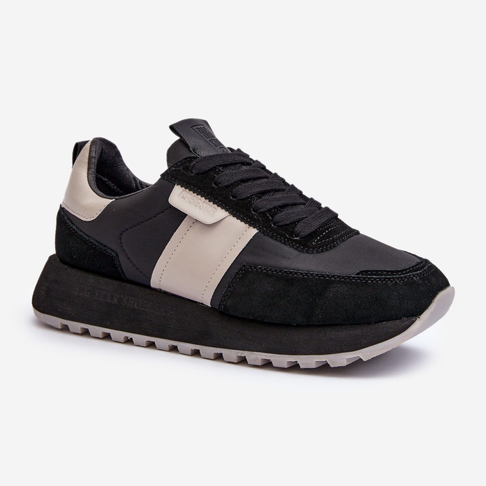 Pantofi de damă pe platforma Big Star NN274502 Sistem Memory Foam Negru 1