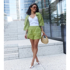 Pompe albe cu branț din piele Asima 1