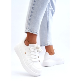 Seastar Pantofi sport de damă pe platformă, alb 1