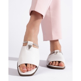 Flip-flops albi de damă 2