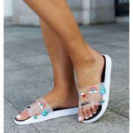 Papuci negri cu Diaspa din cauciuc negru 2