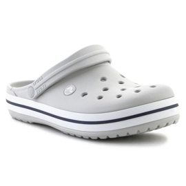 Slapi Crocs Crocband Atmosphere U 11016-1FT gri 1 Slapi Crocs Crocband Atmosphere U 11016-1FT gri 1