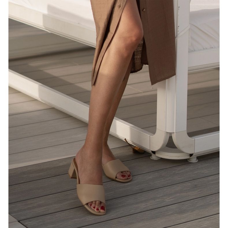 Marco Shoes Șlapi Puerto Rey bej 1