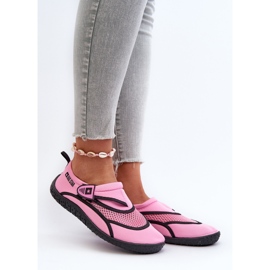 Pantofi de apă pentru damă, roz Big Star NN274A804 trandafiri și violete 2